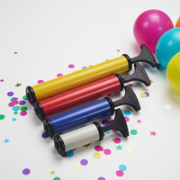Pompe à air manuelle portable légère et durable JUNYE BPJY004 pour ballons de football (noir/bleu/couleurs personnalisées)