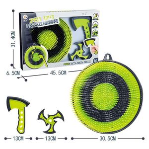 Juego de Lanzamiento de <span class=keywords><strong>Hachas</strong></span> Voladoras y Dardos Giratorios con Placas de Objetivo, Juguete para Niños, Alivio del Estrés para Adultos, Entrenamiento Físico, Juegos al Aire Libre en Equipo - Product Image 6