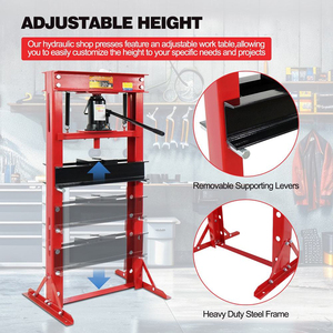 <span class=keywords><strong>Presse</strong></span> <span class=keywords><strong>hydraulique</strong></span> <span class=keywords><strong>d</strong></span>'<span class=keywords><strong>atelier</strong></span> à cadre en H de 20 tonnes, utilisée pour les outils de véhicule, <span class=keywords><strong>presse</strong></span> de bureau à hauteur réglable - Product Image 3
