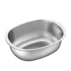 Bol mélangeur en acier inoxydable 316, extra épais, 32 cm, pour pétrir la pâte, laver les légumes, cuisiner - Product Image 3