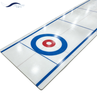 Piste de hockey sur glace synthétique UHMWPE, patinoires à roulettes, planches de patinage sur glace avec panneaux de glace synthétique UHMWPE