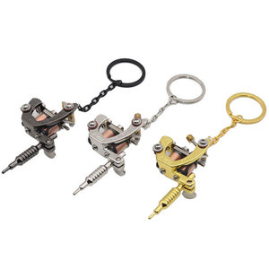 <b>Mini</b> Tattoo Machine Keychain Creative Jewelry Gift Tattoo Accessories for Makeup Craft Souvenir Supplies - Product Image 1