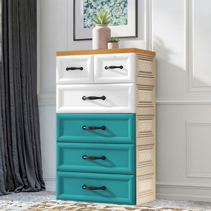 Armadio <span class=keywords><strong>per</strong></span> Bambini di Buona Qualità a 5 Ripiani Cassettiera <span class=keywords><strong>in</strong></span> <span class=keywords><strong>Plastica</strong></span> <span class=keywords><strong>per</strong></span> Vestiti con Cassetto Portaoggetti <span class=keywords><strong>per</strong></span> Soggiorno e Camera da Letto - Product Image 4