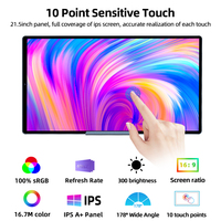 Pantalla inteligente para exteriores al mejor precio, Monitor de pantalla táctil con batería de 21,5 pulgadas, monitores interactivos profesionales para juegos