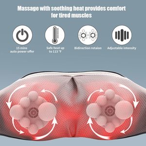 Ev ofis kullanımı için 3 modları ile boyun ve sırt için masaj derin doku 3d yoğurma şal, elektrik <span class=keywords><strong>Shiatsu</strong></span> masaj - Product Image 3