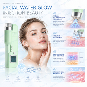 Appareil de micro-injection portatif pour booster la peau, avec réglage du vide et de la vitesse, modes automatique/semi-automatique, hydratation du visage, réduction des rides - Product Image 5