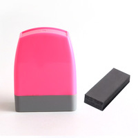 Joli tampon flash HA 3313 pour nom et signature avec tampon rectangulaire en mousse de caoutchouc de 7 mm