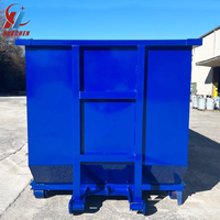 Conteneur à déchets en acier au carbone écologique haute durabilité, benne à déchets de 30 yards pour camion pour l'élimination des déchets