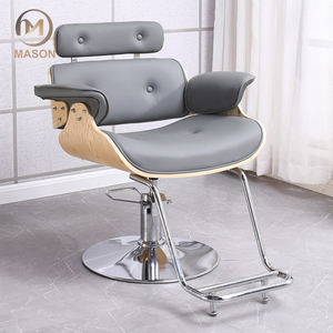 Silla de peluquero de altura ajustable profesional PU cuero-salón y barbería muebles equipo al por mayor - Product Image 2