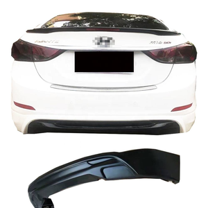 Kit Carrozzeria per <span class=keywords><strong>Hyundai</strong></span> Elantra 2011-2015 Labbro Anteriore/Posteriore Minigonne Laterali Diffusore Paraurti Gancio di Traino Kit di Aggiornamento Parti Esterne - Product Image 3