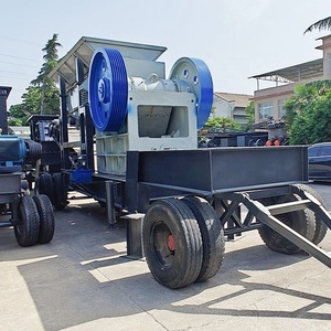 Máy nghiền quặng động cơ diesel điều khiển, máy nghiền đá cầm tay công suất xử lý hàng giờ 300 t/h máy nghiền đá - Product Image 5