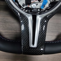 Volant en cuir pour amélioration des performances, compatible avec BMW F20 E90 G28 G38 F22 F31 F10 F30 F13 F25 F26 M3 M5 E90 E70