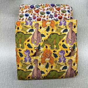 RTS estampado de dibujos animados bambú/Spandex tejido súper suave cálido 2 capas otoño 400TC cama manta caja misteriosa - Product Image 5