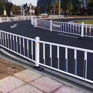 Barandilla de Seguridad Vial Urbana Moderna, Barrera de Control de Multitudes de Acero Galvanizado, Barrera de Tráfico, Barandilla de Protección Contra Choques, Balaustradas, Pasamanos - Product Image 3