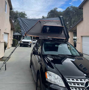 Tente de toit de voiture pop-up en ABS rigide, portable, personnalisée, pour le <span class=keywords><strong>camping</strong></span> en plein air, avec support, vente en gros - Product Image 4