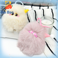 Porte-clés en peluche monstre mignon et moelleux de 4 pouces, avec logo personnalisé, décoration corne de crème glacée, petit pendentif en peluche, fourniture d'usine de jouets OEM ODM