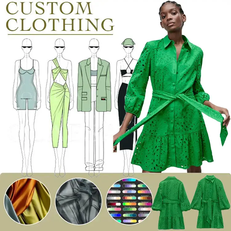 Custom Dress Hersteller Small Orders Dress Design New Boutique Custom Women Dress