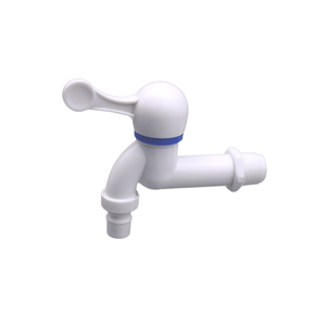 Deck Mounted Single Handle Unique Plastic Washbasin Water Faucet Bibcock 1/2" Garden Taps - Product Image 1