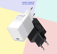 Pengisi Daya Cepat 100W GaN SiC PD dengan Satu Port USB C, Adaptor Pengisian Daya untuk Perjalanan, Colokan EU US UK AU untuk Laptop, Tablet, Ponsel