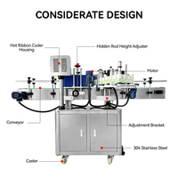 Aplicador de Etiquetas Automático Vertical para Botellas Redondas, para Botellas de Vidrio y Plástico de Condimentos y Cosméticos, Suministro de Fábrica