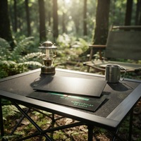 Panneau solaire mini PERC léger SUNBOY SOLAR SS-90x42 5V 20% d'efficacité étanche 0,55W Chargeur solaire portable Scellage PET