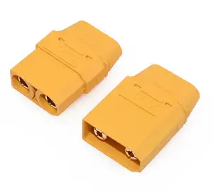2-Pins Soldeerterminal 500vdc 90a Xt90 Mannelijke Vrouwelijke Amass Connector Power Gold Bullet Plug Voor Rc Lipo Batterij/Auto/Schip