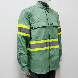 Yüksek görünürlük inşaat işçisi güvenlik iş elbiseleri üniforma yansıtıcı güvenlik Hi Vis operatör tulum gömlek - Product Image 2