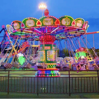 Manège de fête foraine Chaise Volante Wave Swinger Carrousel Balançoire Fournisseur Chine