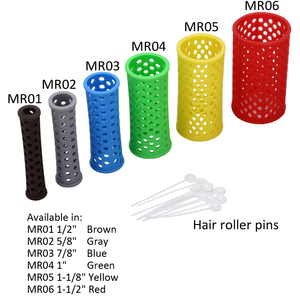 Rulos de malla de plástico de 1/2 pulgada con pasadores para rulos - Product Image 4