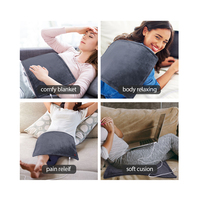 Pakcare OEM/ODM 5V 3 niveaux de température chauffage rapide USB petit coussin chauffant électrique hiver chaleur corporelle coussin chauffant en peluche