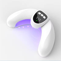 Appareil portable pour le traitement des ongles de pieds atteints de mycose, dispositif UV LED à lumière bleue pliable pour les ongles endommagés et décolorés