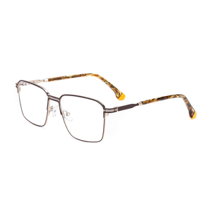 Gafas cuadradas Retro de luz plana para hombre, gafas graduadas, monturas ópticas, lentes delgadas, monturas de cristal para ojo para hombre - Product Image 5