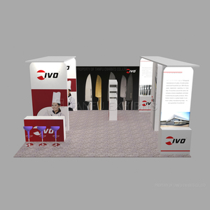 AWFS Fair 便携式现代铝制展览摊位 10x20 展览摊位 - Product Image 4