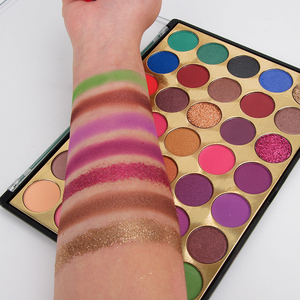 Paleta de Sombras de Ojos Mate Pigmentadas en 35 Colores, con Brillo y Destellos - Product Image 1