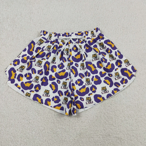 Shorts Deportivos para Niñas Pequeñas, Estampado de Leopardo, Shorts Casuales para Niños Pequeños, Shorts de Mariposa para Mamá e Hija - Product Image 3