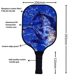 Pagaie de Pickleball en Fiber de carbone approuvée Hotsale USAPA thermoformée avec <span class=keywords><strong>garde</strong></span>-bord - Product Image 2