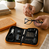 Kit d'outils de tournevis en acier au carbone 23 pièces, moins cher en usine, avec porte-embouts et mini sac à outils portable, idéal pour la promotion