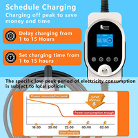 Station de recharge portable Feyree 7KW 32A, vente flash, chargeur EV de type 1 avec station de recharge EV J1772 phase 1