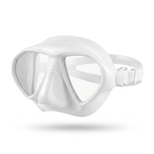 Aquadive Lunettes de plongée sous-marine pour adultes, couleurs blanches, équipement de chasse sous-marine, masque d'apnée - Product Image 1