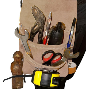 Borsa da carpentiere con porta martello e due tasche - Product Image 3