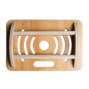 アンダーデスクマッサージボールフットレスト人間工学に基づいた木材痛み軽減脚部ホームオフィス用 - Product Image 5