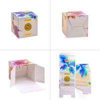 Boîtes d'emballage en carton de luxe écologiques à fermeture magnétique en matériaux recyclés pour vernis à ongles, huiles et soins de la peau, avec extrémité pliée personnalisée
