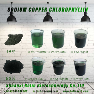 Chlorophylline de cuivre sodique biologique en poudre, pigment naturel, prix de gros - Product Image 2
