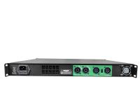 Amplificateur de puissance audio haute résolution professionnel 1U 2 canaux 400W 4/8 Ohm pour DJ, scène, sonorisation et systèmes de subwoofers