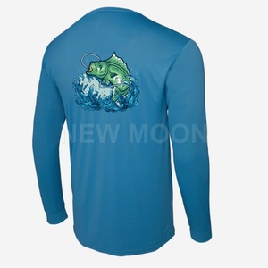 Camiseta de Pesca Personalizada en Oferta, Transpirable, con Protección UV UPF50+, de Secado Rápido, con Spandex, para Hombre - Product Image 6