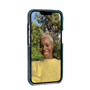 Étui de téléphone en cuir de luxe, texture crocodile, étui de téléphone tendance, vert émeraude, coque de téléphone pour iPhone, antichoc - Product Image 5