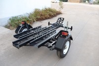 Remolque Pequeño para ATV al por Mayor OEM Personalizado de Acero para Motocicleta Remolque Plegable Pequeño para Motocicleta