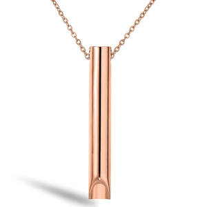 قلادة صدفية آمنة, قلادة صدفية جراحية مصنوعة من الفولاذ الصلب لتهدئة المزاج للمصابين بالتنفس لتخفيف الضغط والتوتر والتنفس - Product Image 2