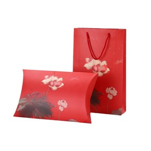 Nouvelle boîte cadeau en relief de style lotus pour écharpe et vêtements, emballage universel exquis en carton gris - Product Image 5