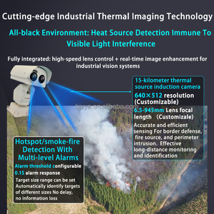 Tốt nhất chi phí thấp nightwave Marine Night Vision máy ảnh quang phổ kép Pan-Tilt tầm xa PTZ an ninh máy ảnh Nhiệt 12V cho thuyền - Product Image 2